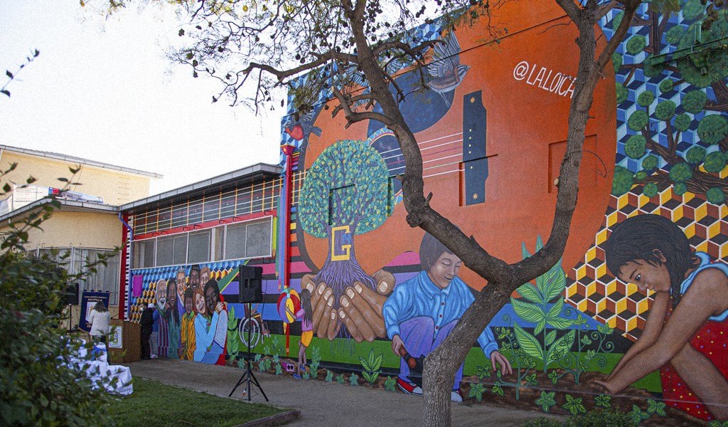 Museo a Cielo Abierto y Fundación Antenna se unen para acercar el muralismo a los colegios del Programa Haciendo Escuela