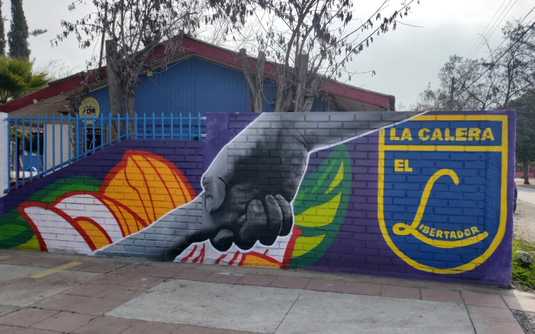 “Murales para Chile” llega a regiones e inaugura su 6to mural en La Calera￼